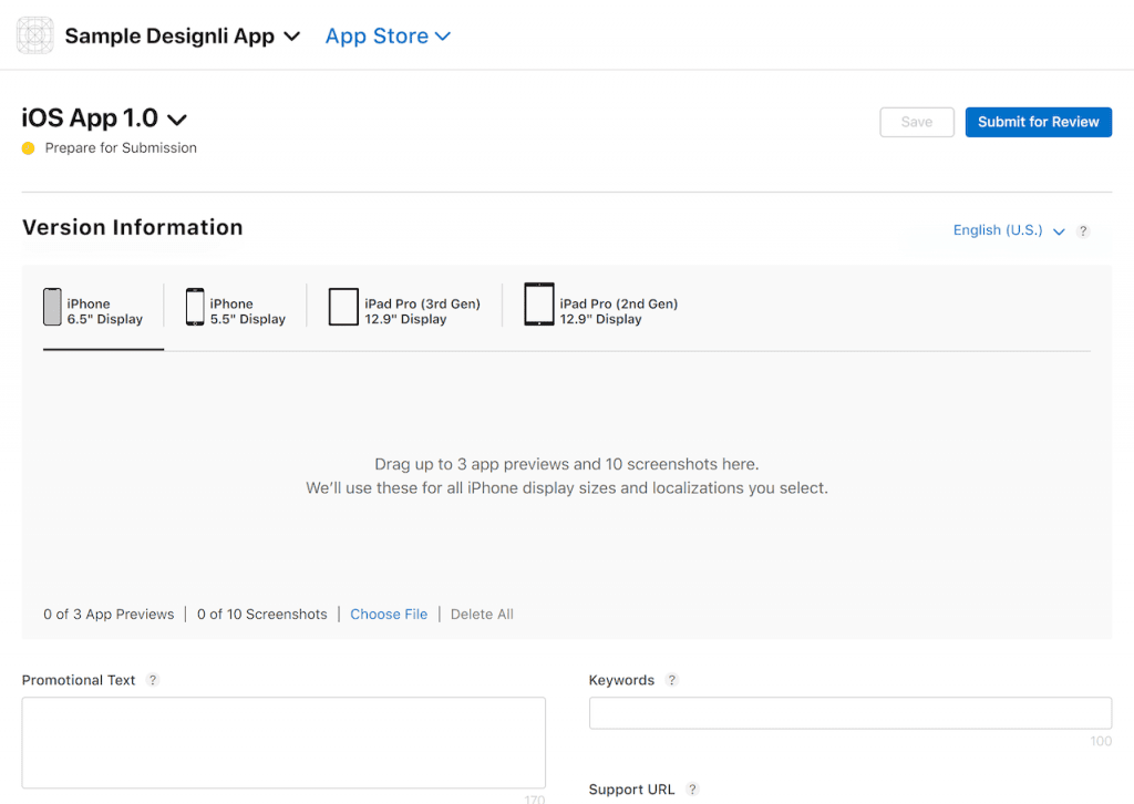Make app store screenshots