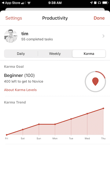 UX design showing how app gamification works