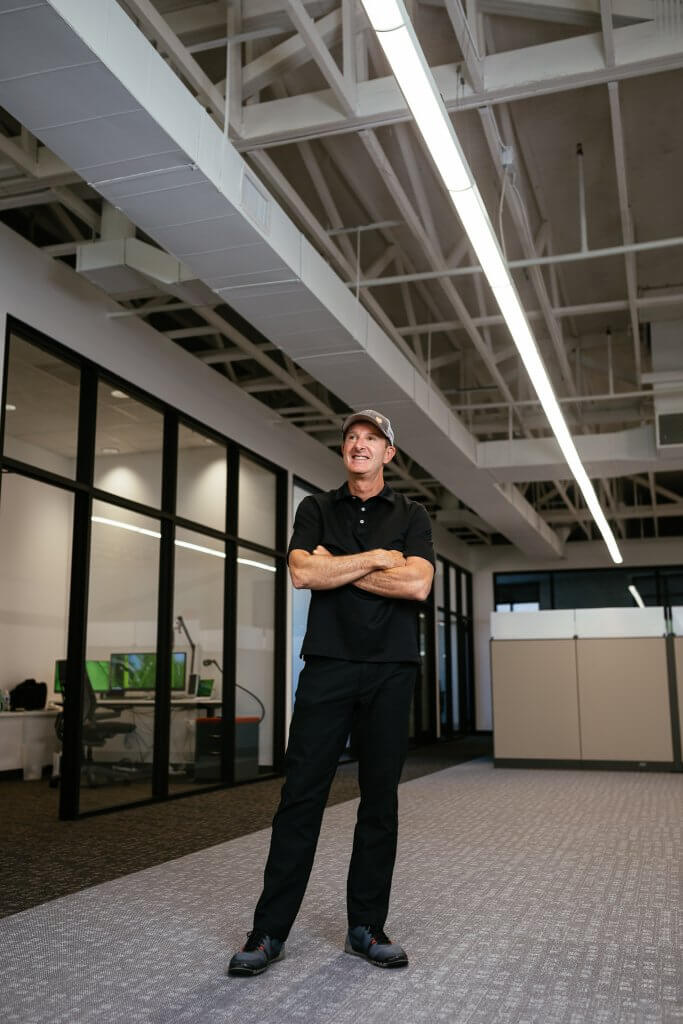 photo of app creator in office