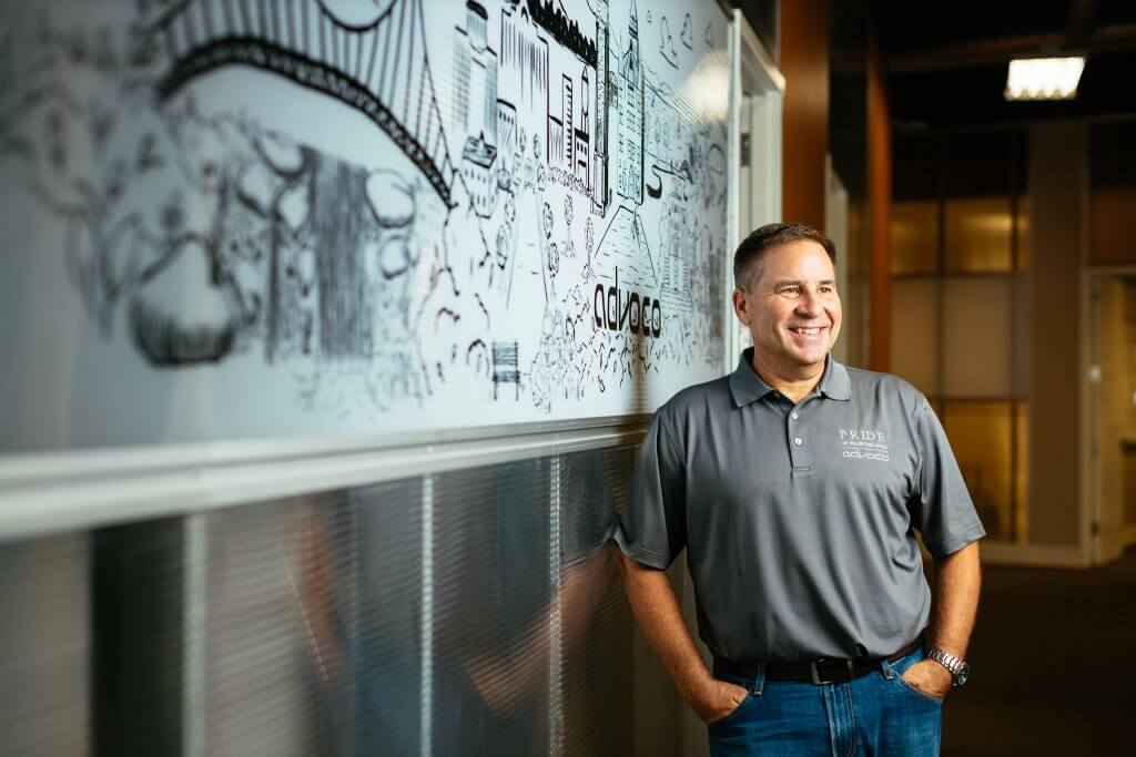photo of app creator in office