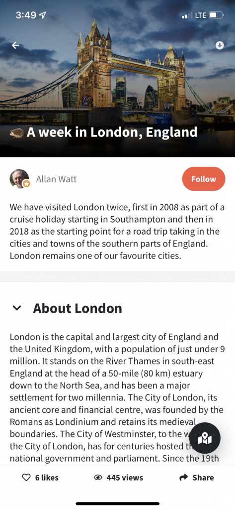 demonstrating the UX of a mobile app