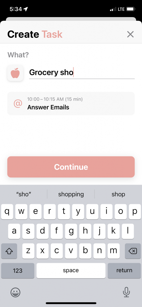 UX structured app