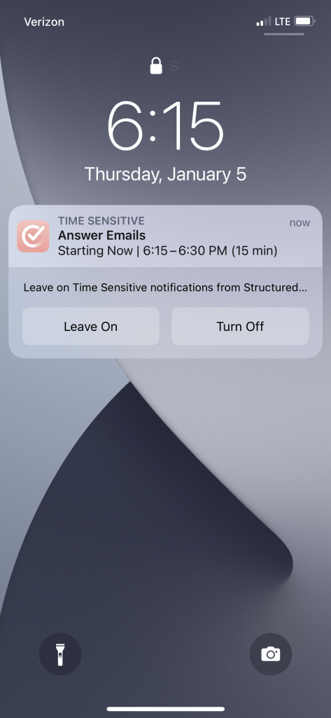 ux design structured app
