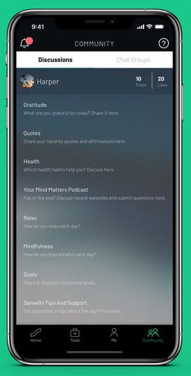 ux mockup of a custom app