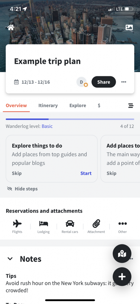 demonstrating the UX of a mobile app