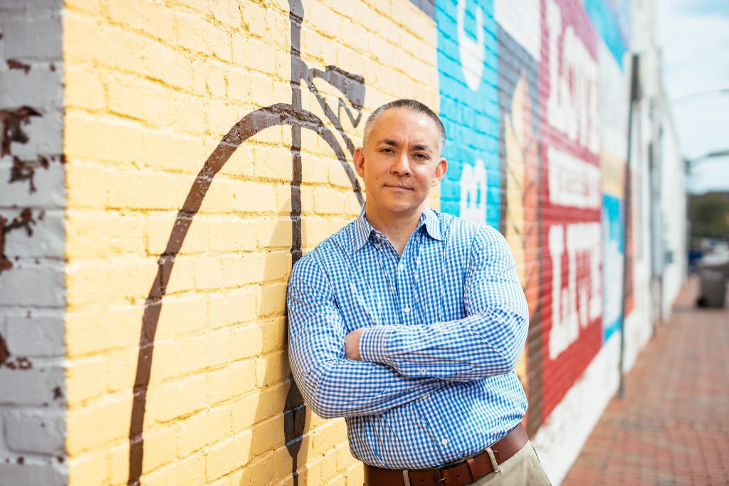 candid portrait of business leader