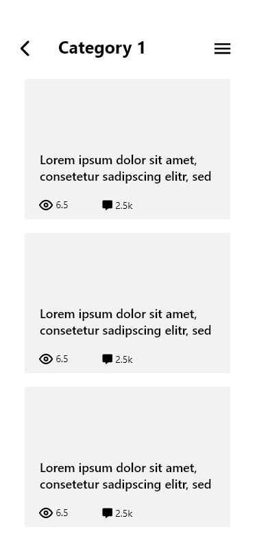 screen for an app wireframe example