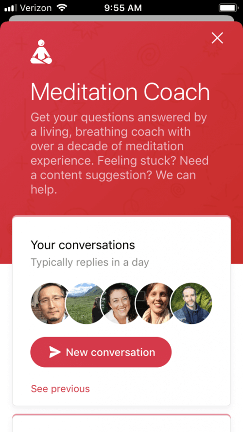ux mockup of a custom app