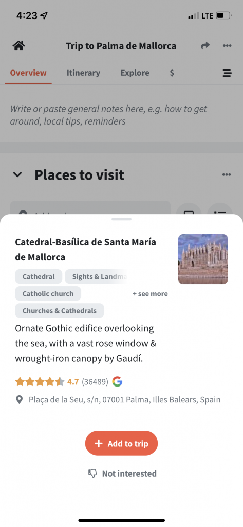 demonstrating the UX of a mobile app