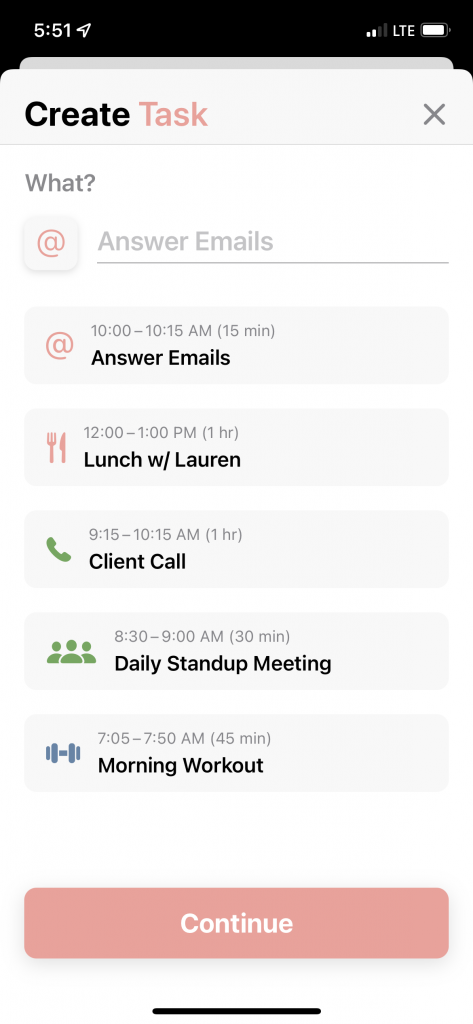 structured app
