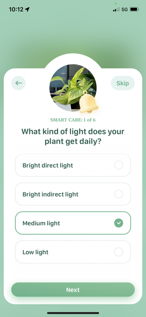 demonstrating the UX of a mobile app