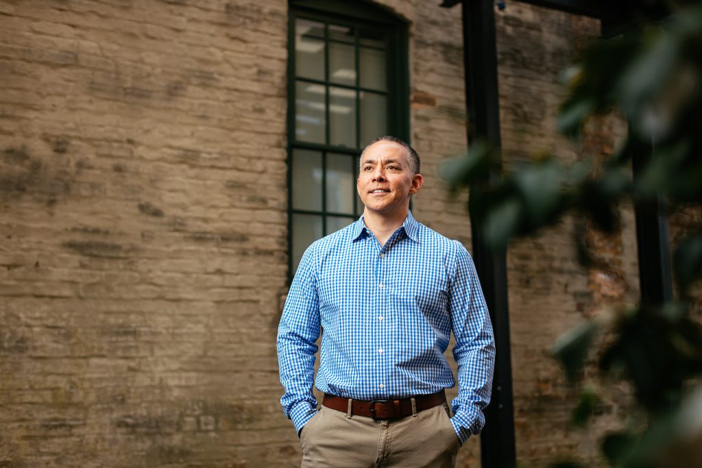 portrait of app developer