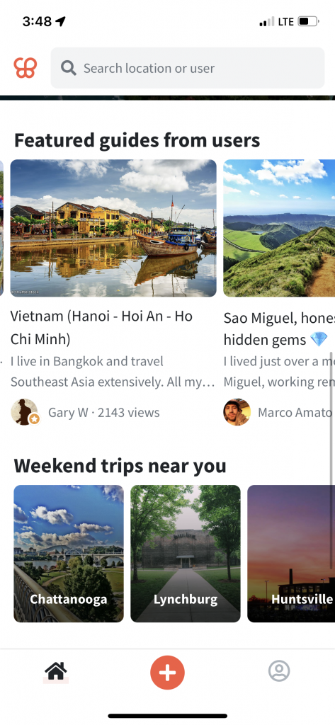 demonstrating the UX of a mobile app