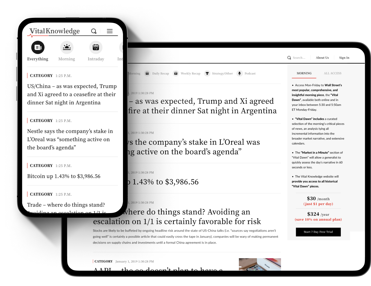 VitalKnowledge preview